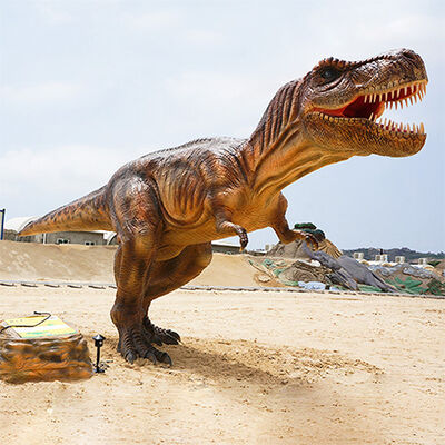 kopen Themaparkdecoratie Kunstmatige Levensgrote Realistische Animatronische Dinosaurus Bewegende Dinosaurus online manufacture