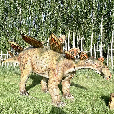 kaufen Jurassischer Pflanzenfresser Stegosaurus Animatronischer Roboter mit Ton und Schwanzangriff online manufacture