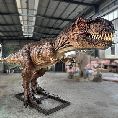 Buy Infrared Sensor Controlled Animatronic Dinosaur with Customizable Design and Durable Waterproof Construction for Educational and Theme Park Use online manufacture