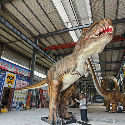 comprar Modelo robótico da simulação do dinossauro impermeável da animatrônica do campo de jogos exterior online manufacture