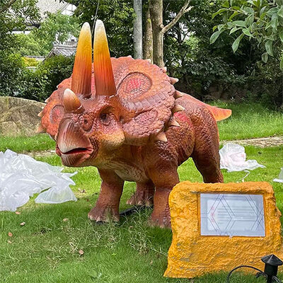 kupować Rozrywka Dino Park Realistyczny Triceratops Animatroniczny model dinozaura online manufacture