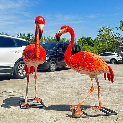 comprar Lifesize Modelo Interativo de Pássaro Flamingo Resistente a UV para Promoção de Shopping Mall online manufacture
