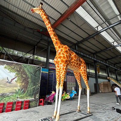 kupować Safari Zoo Życiowy rozmiar Mechaniczne sztuczne zwierzę Animatroniczny Żyrafa Model online manufacture