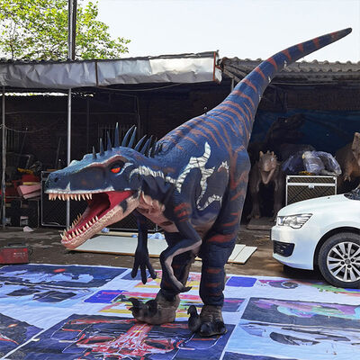 Αγορά Αγοράστε Life like Realistic Dinosaur Costume Walking Raptor Suit online manufacture
