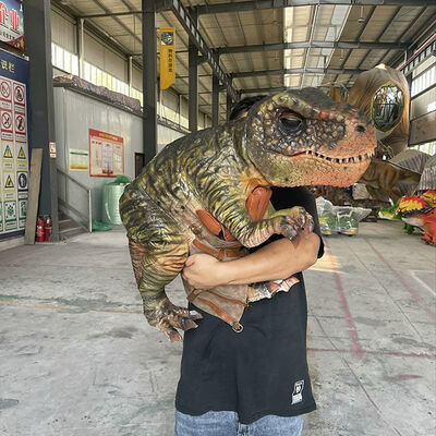 Beli Boneka Dinosaurus Realistis Animatronik Kontrol Tangan Karet Silikon Buatan Tangan online manufacture