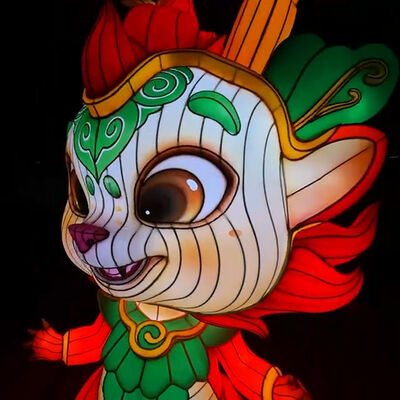 kopen Festival Stof Zijde Chinese Dieren Lantaarns Lichtgevende Aangepaste Evenement Verlichting online manufacture