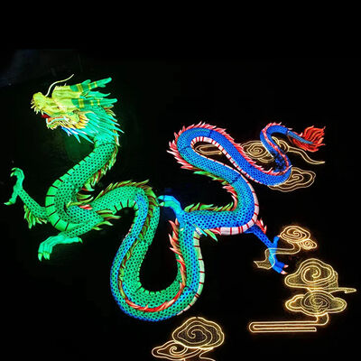 comprar Exposição de eventos culturais à prova d'água de seda Festival das Lanternas do Dragão Chinês online manufacture