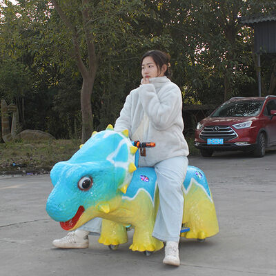 kopen Cartoon Battery Cart Animatronic Electric Dinosaur Ride Op Munt Bedrijft online manufacture
