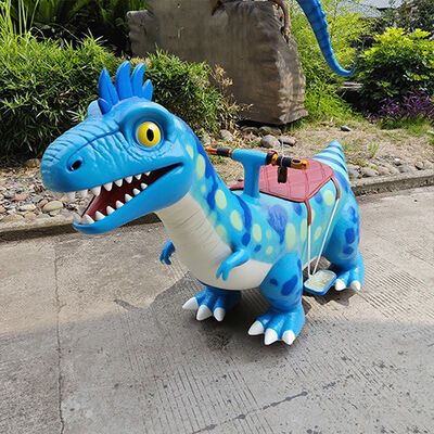 comprar Carro de passeio de dinossauro animado animatrônico elétrico a fichas para crianças online manufacture