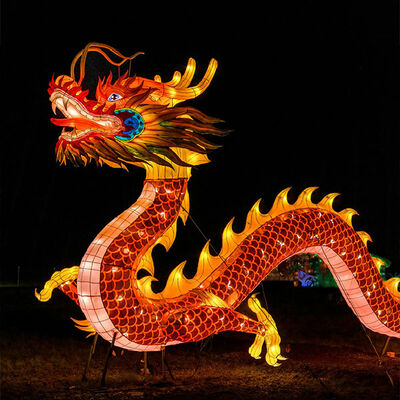 kopen Duurzaam 2026 Chinees Nieuwjaarslantaarns Decoratie Verlichting Feestelijk Satin Stof Lantern Show online manufacture