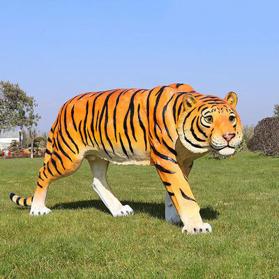 kopen Buitenplaats Life Size Bengaalse tijger glasvezel standbeeld met marine-grade glasvezel constructie online manufacture