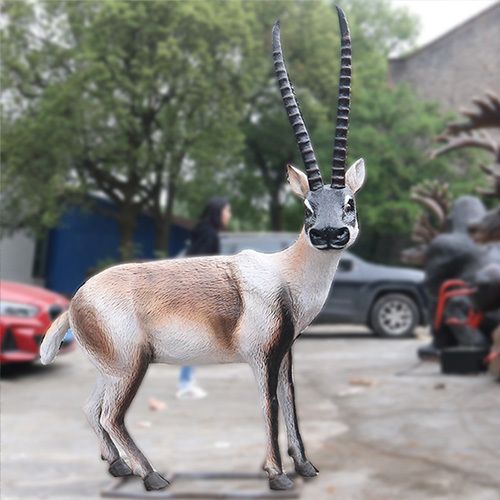 Zoo Display Life Size Realistic Animatronic Deer Simulation Animal Model