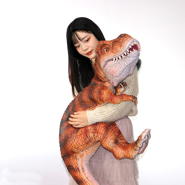 Realistic Animal Puppets Interactive Animatronic Dinosaur Realistic Baby T Rex Full Body Puppet ...
