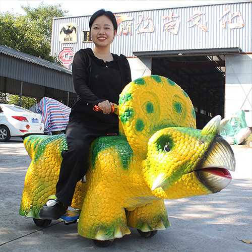 Mechanism Battery Powered Ride Kids Motorized Dinosaur Walking Scooter ...